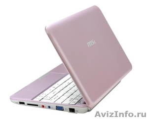 Продам нетбук Msi (розовый) - Изображение #1, Объявление #207850