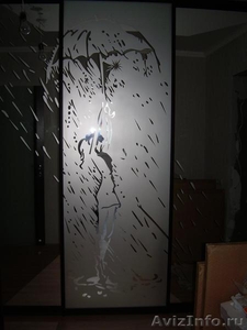 художественное матирование стекла и зеркал (матовые пескоструйные рисунки) - Изображение #1, Объявление #480289