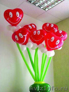 Оригинальные подарки из воздушных шаров на день Святого Валентина - Изображение #1, Объявление #520320