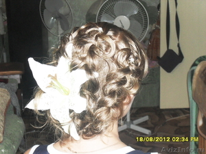 плетение французских, греческих кос,  свадебные прически - Изображение #1, Объявление #666921