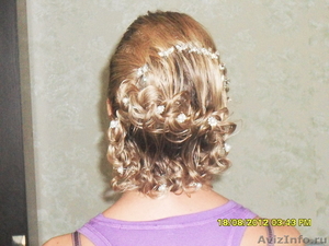 плетение французских, греческих кос,  свадебные прически - Изображение #7, Объявление #666921