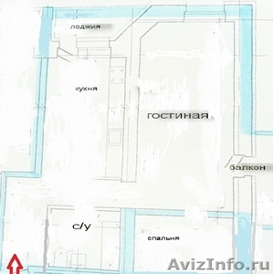  Продается большая 1 ком квартира Орджоникидзе / Прокуратура. - Изображение #6, Объявление #1418514