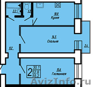 Продаю  2-комнатную квартиру в новостройке - Изображение #4, Объявление #1553302